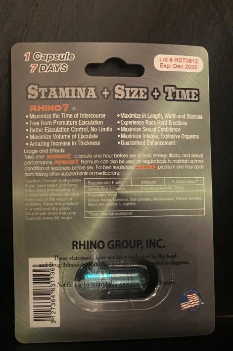 Rh1n0 7 Fast Acting Long Lasting 500K Male - Image 2