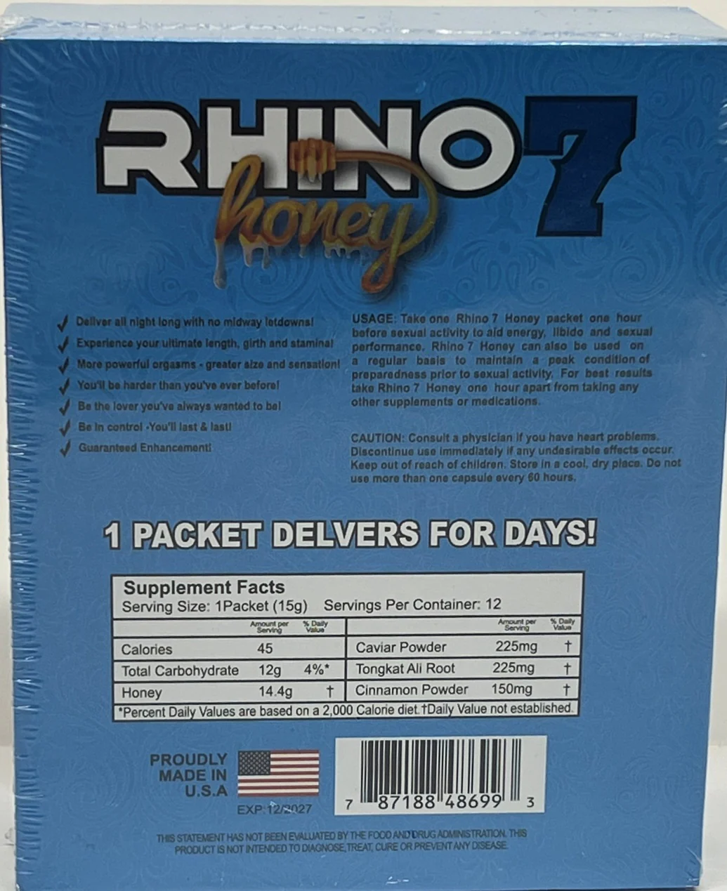 Rh1n0 7 Honey Male - Image 2