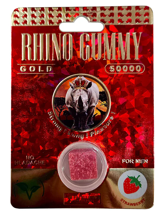 Rh1n0: Gold 50000 Gummy Red Package Male