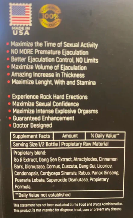 Rh1n0 Super Long Lasting 900k Liquid Shot - Image 2