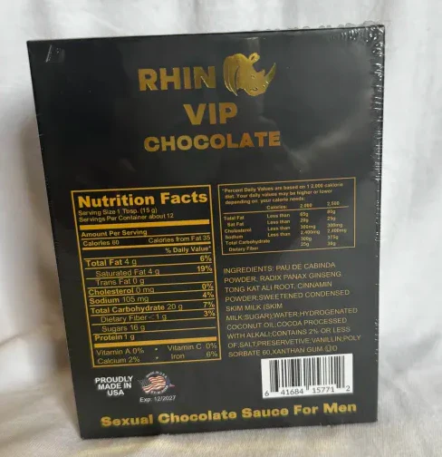 Rh1n0 ViP Chocolate (12 Count Box) - Image 2