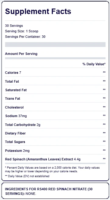 RS400: Red Spinach - 30 Servings - Image 2