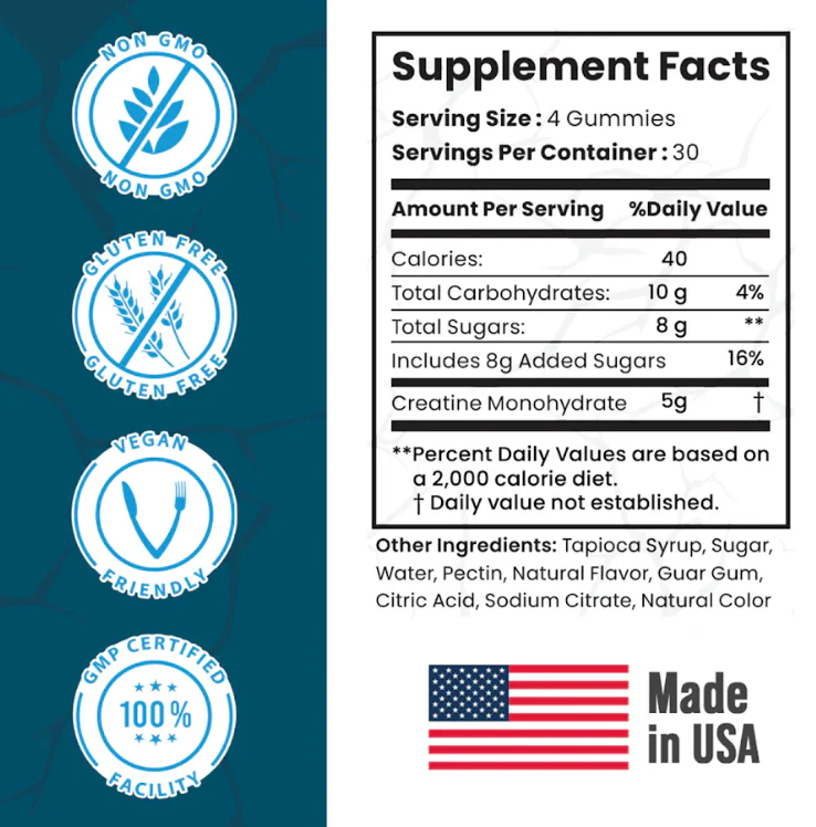 Smash: Creatine Gummies - 30 Servings - Image 4