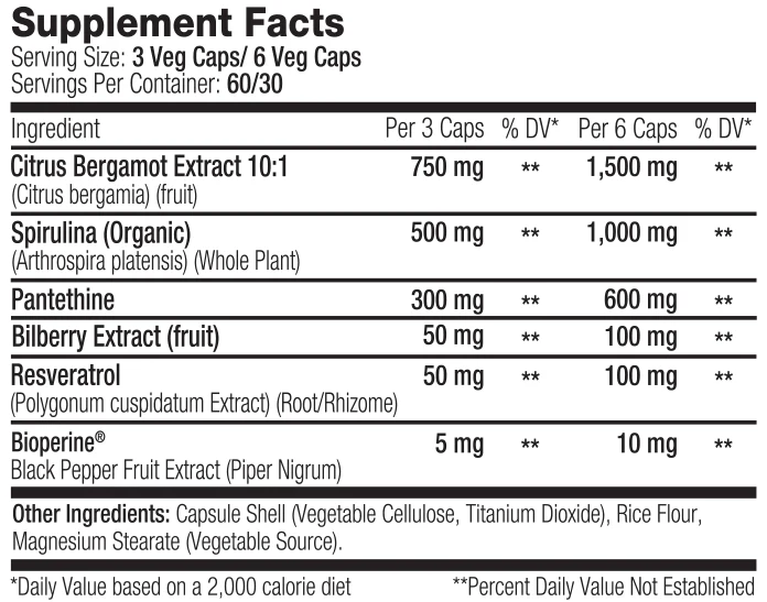 SNS: Cholesterol Support XT - 180 Capsules - Image 2