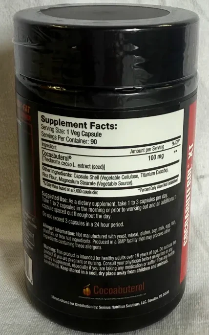 SNS: Cocoaburerol XT, 90 Capsules - Image 2