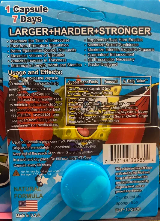Sponge Double Capsule Male - Image 2