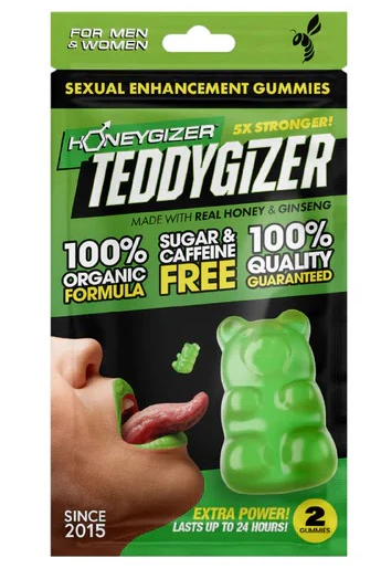 Teddygizer Gummy & Genseng Green Package