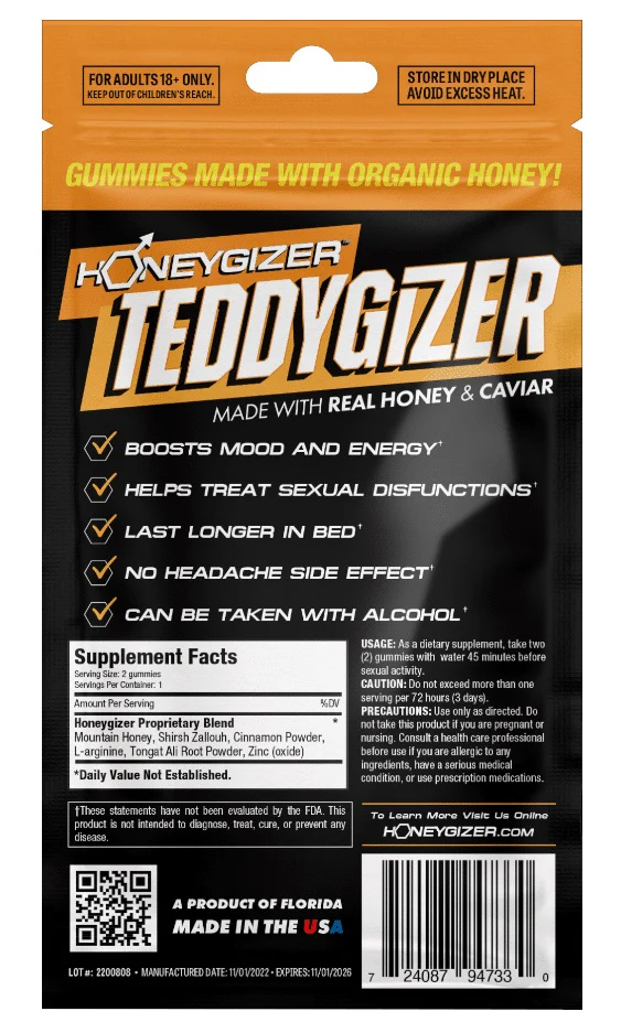 Teddygizer Gummy & Zallouh Orange Package - Image 2