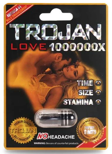 Trojan: Love 1,000,000X Black Package Male