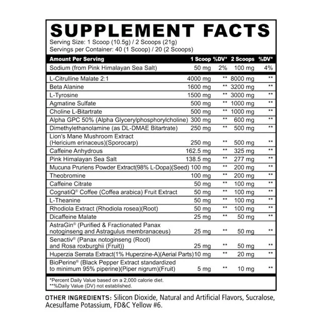 Underground Bio: Panda Supplements Skull Preworkout - Image 2
