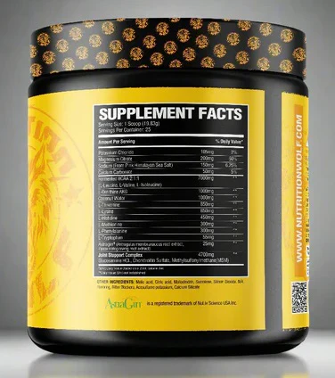 Wolf Nutrition: Big Bad Amino W/FREE Shaker Cup - Image 3