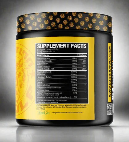 Wolf Nutrition: Big Bad Pre W/FREE Shaker Cup - Image 3